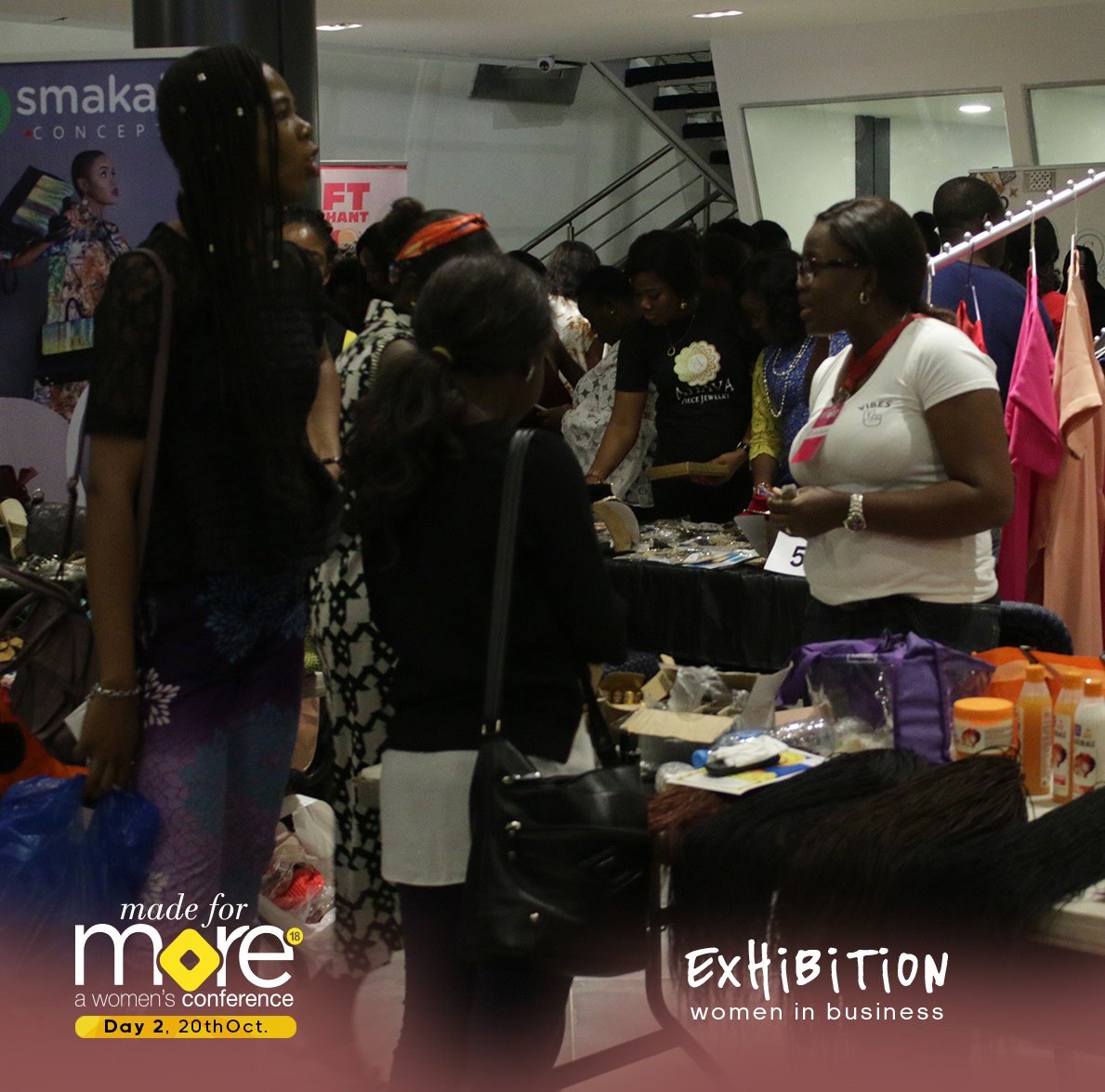 elevationng's tweet photo. The #MadeForMore2018 Women's Conference isn't complete without a 'Women in Business' Exhibition.
More to come.
#GirlOnFire #ElevationNG https://t.co/JJKWDhZIES
