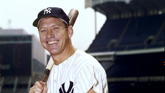 Happy Birthday to Yankees Legend, Mickey Mantle!   