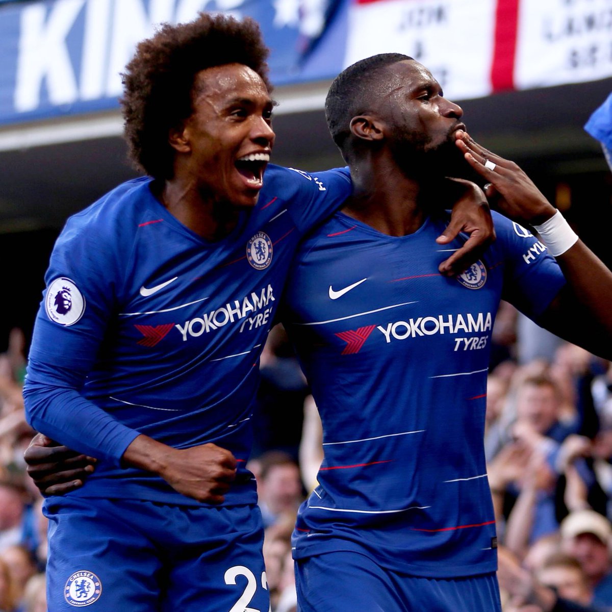 We remain unbeaten this season 👊🏾 #Hustle #AlwaysBelieve #CHEMUN @chelseafc <a href="/premierleague/">Premier League</a>