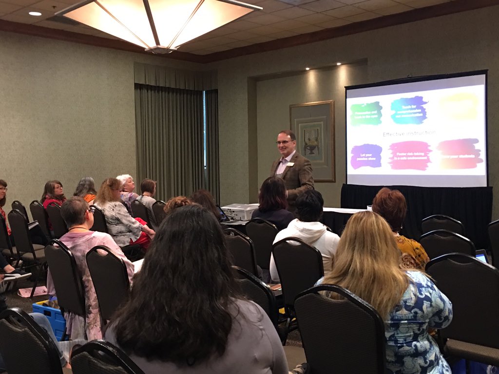 Delighted to continue learning from Bobby Hobgood while he celebrates his 25th year as a FLANC presenter #FLANC18 <a href="/bhobgood/">Bobby Hobgood, Ed.D.</a>