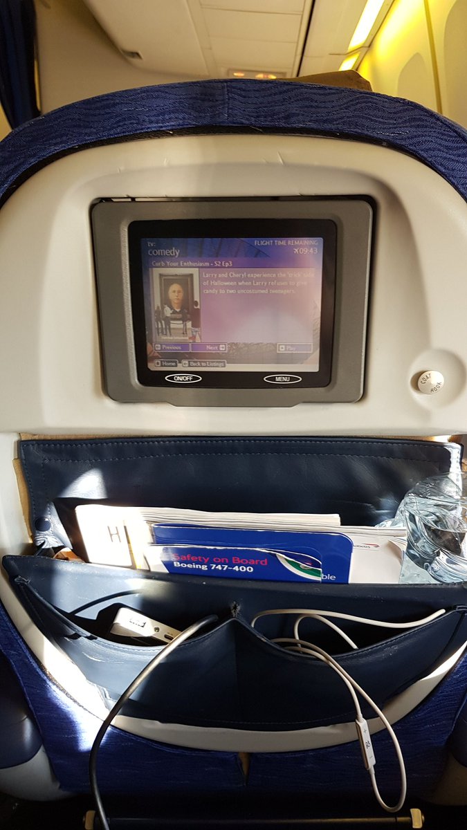 TimWadeData's tweet image. Nice to see @britishairways are keeping it retro... 11 hours and 7 films...