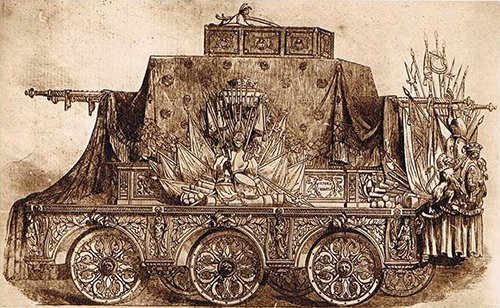 WW2Talk's tweet photo. The Duke of Wellington's draped Funeral carriage reminds me of a Vickers Medium...
#OddThought #SeeingTanksEverywhere https://t.co/kaIgntVcqq