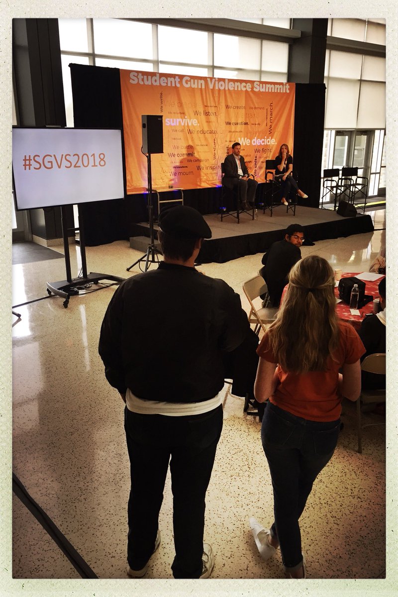 SGVSummit's tweet photo. Students at #SGVS2018 are discussing the role of #2a in the gun debate — and how it has evolved over time! https://t.co/nsFCabNdqJ