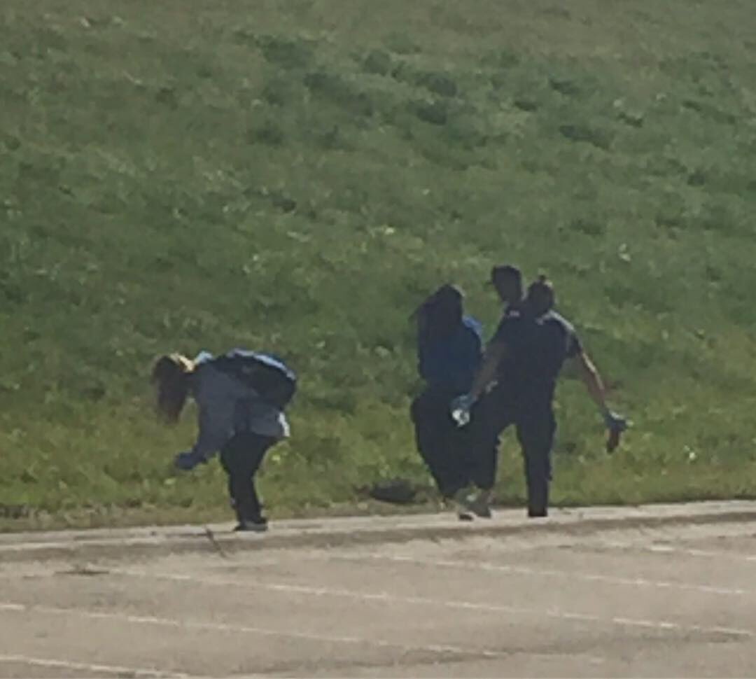 Yesterday we spent the afternoon cleaning up our home. Make sure you don’t litter so we can keep our campus clean and beautiful 💙