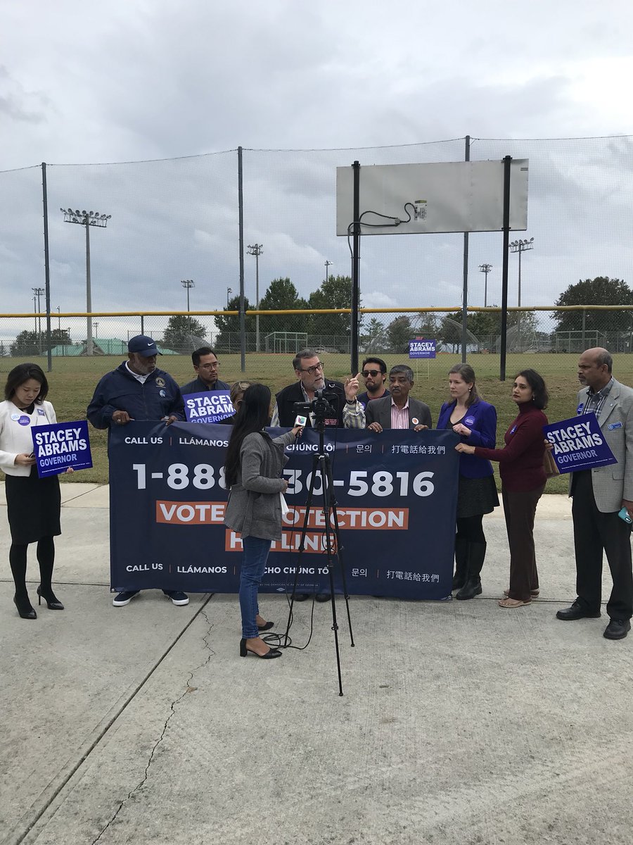 We’re in Gwinnett County telling voters about why it’s important to make their voices heard. Our voter protection hotline is available in 5 languages!
☎️Give us a call 888-730-5817
