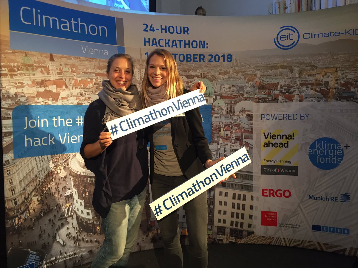 LaraObst's tweet photo. Thanks @Eva_V_Amon to organize just a nice event, @GlobalClimathon Vienna ☺️ https://t.co/m8OGuqByZY