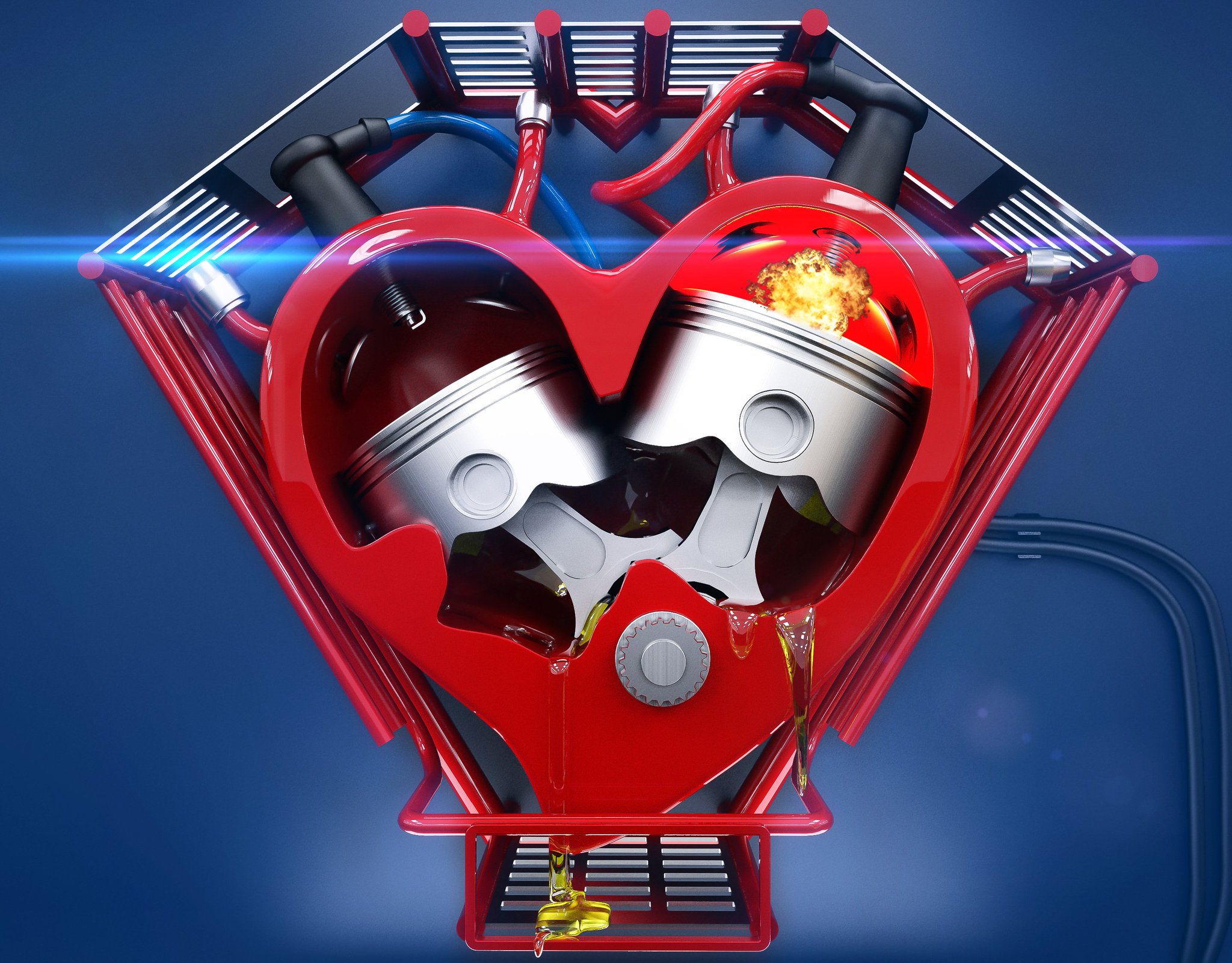 Сердце двигатель