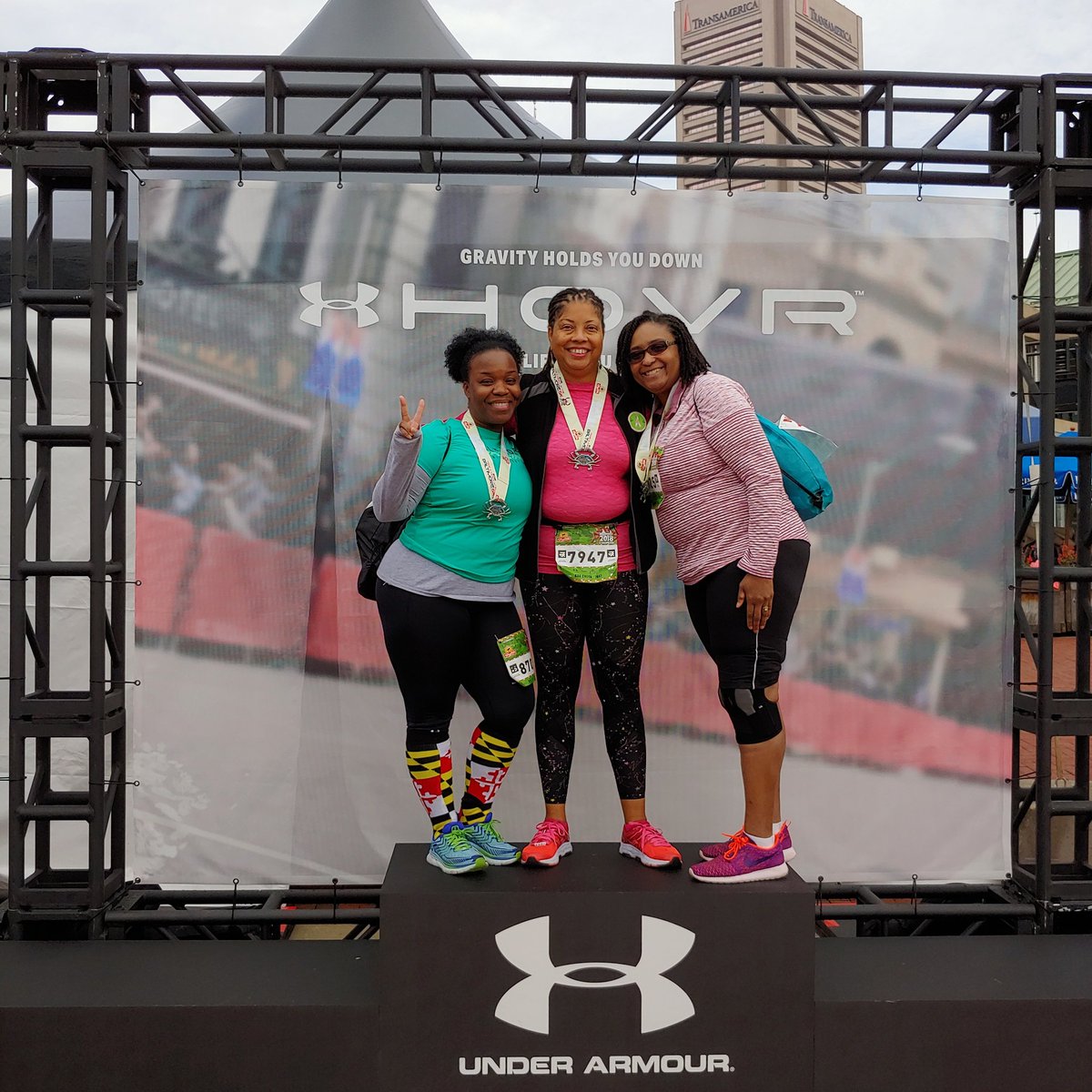 nickimayonews's tweet image. Great times with my run boos @doctornayaka &amp;amp; Dr. Ward at @baltrunfest. We go back to @brrc and @BlackGirlsRun Baltimore. #RunnerGirl