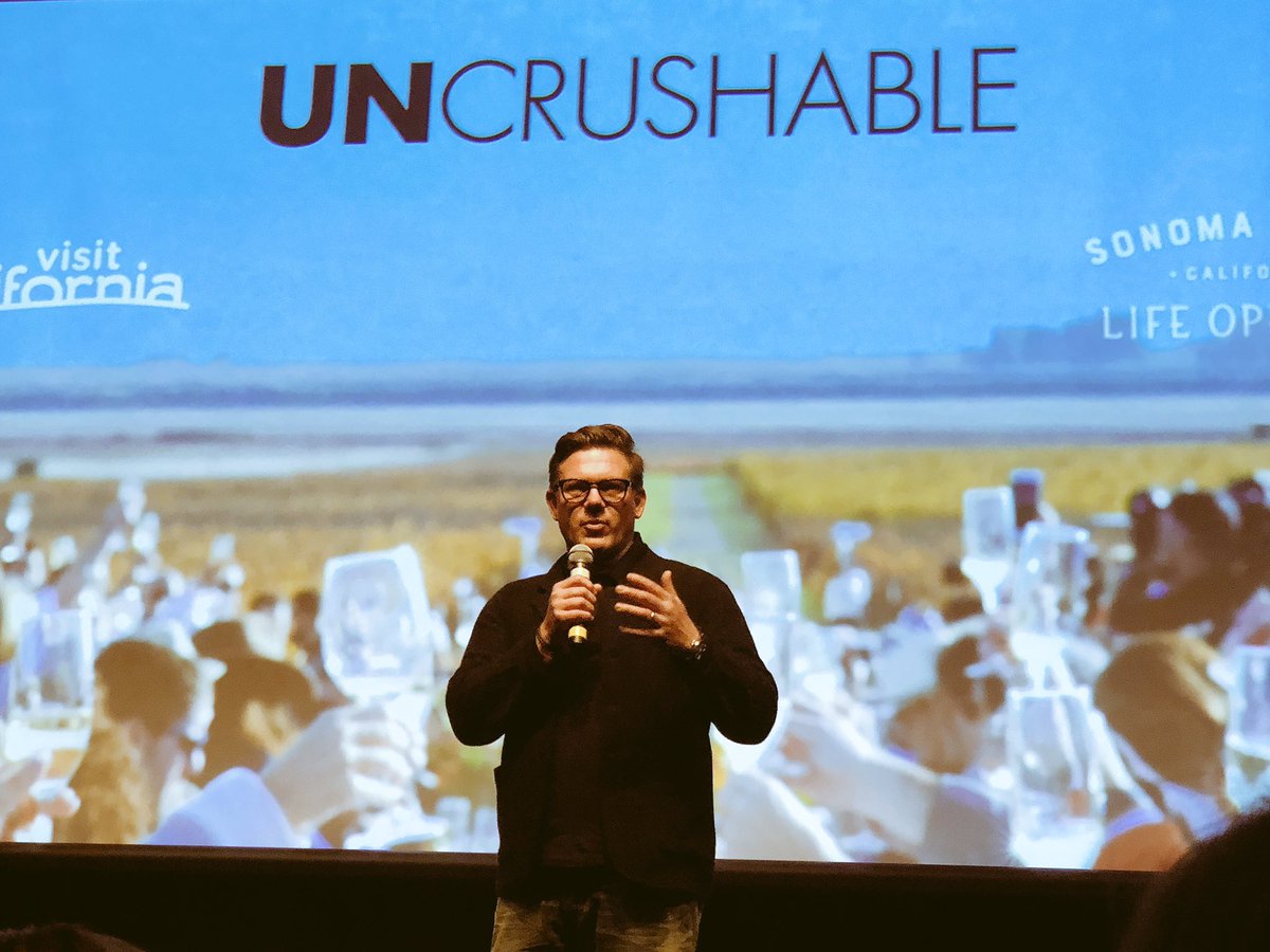 Amazing night! Had the opportunity to see <a href="/TylerFlorence/">Tyler Florence</a>    “Uncrushable” film last night in Santa Rosa. It was heartbreaking but also full of inspiration &amp; hope. People coming together to help each other &amp; to make something better out of something so tragic. Nice work, Tyler!👏🏻