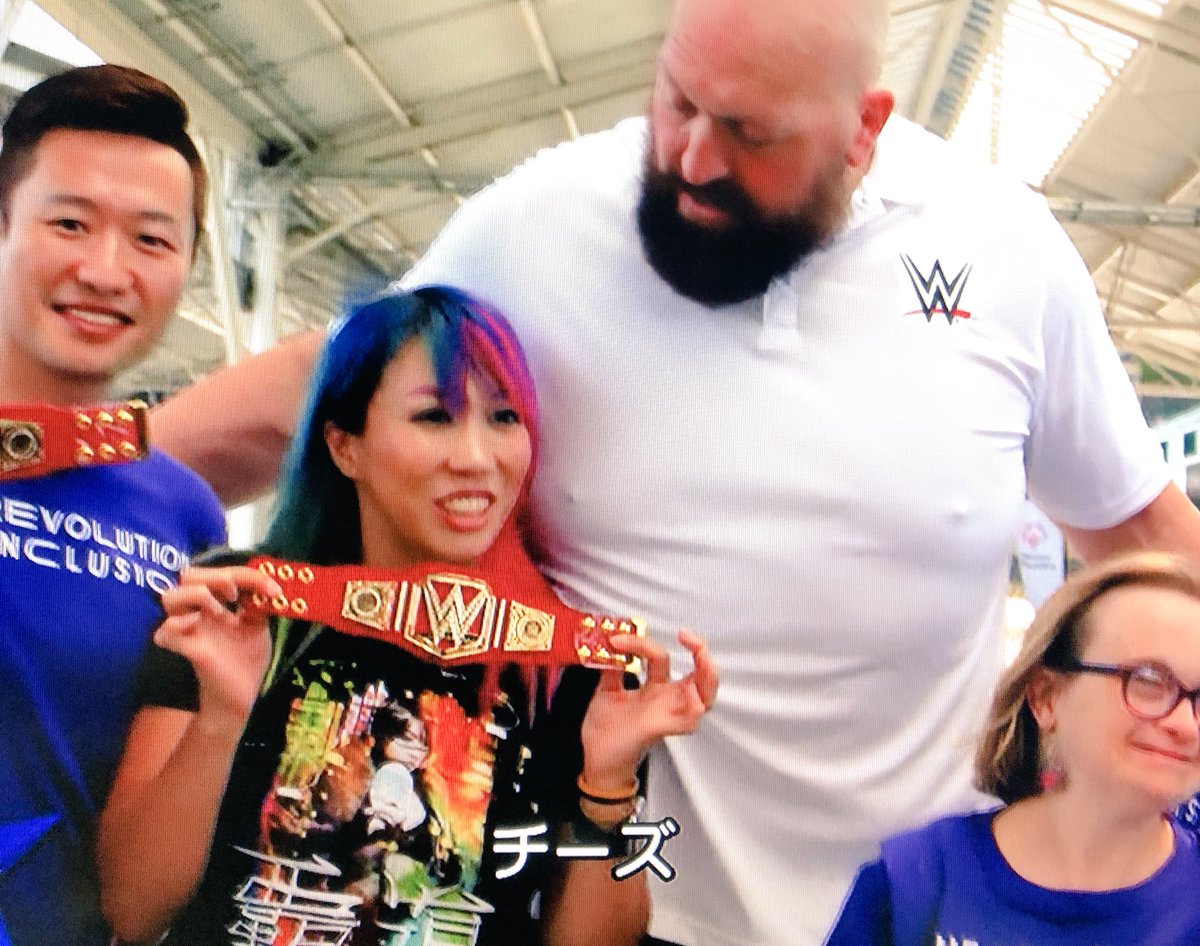 Kangchi's tweet photo. うん、そうだね(笑)。
#WWEThisWeek
#WWE_jp #WWEAustralia
#playunified @WWEAsuka https://t.co/AynGlXa4IW