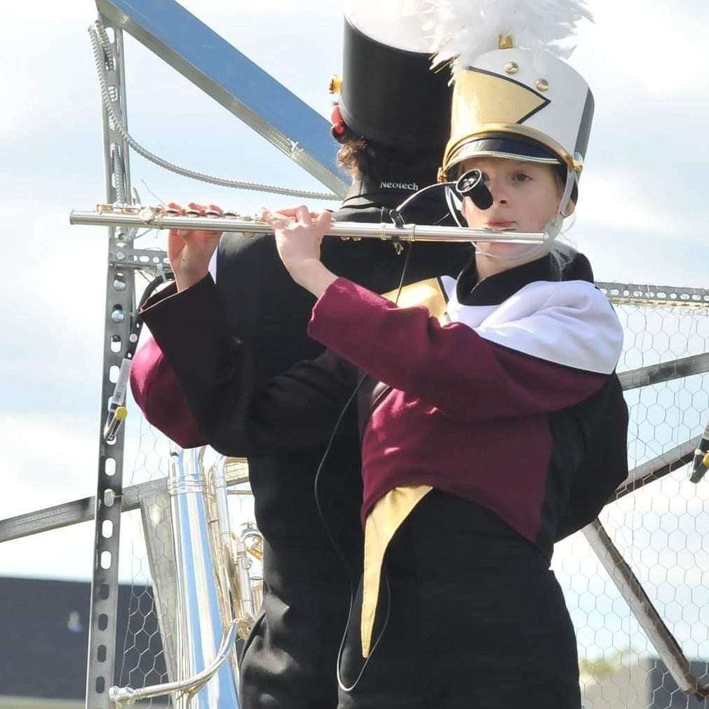 We love you Caitlyn! Rock your flute solos and have a great run at #JMUPOC

#MarchingSpartans 
#WeAreBroadRun 🖤💛
