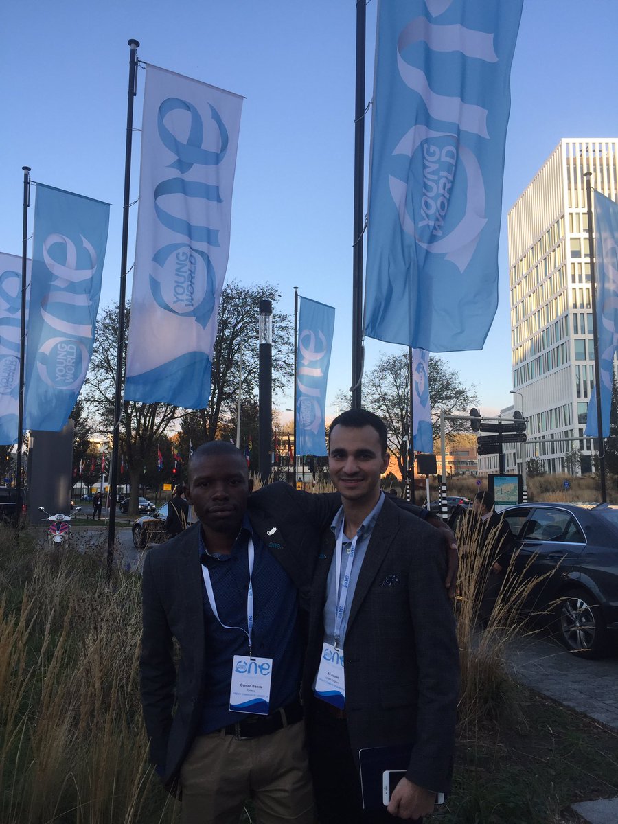 osmanbanda1's tweet photo. Last day @OneYoungWorld with fellow CA @AliQas1 from UK. Amazing CAW team. @ZiCAOfficial @saica_ca_sa @CharteredWW @ICAEWSustain 

#CharteredStars #OYW2018 #CharteredWW https://t.co/D1H2IBY0bs