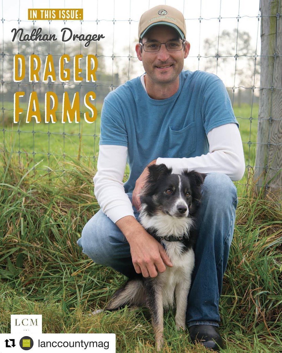 The @LancCountyMag article features Nathan of Certified AWA by AGW and Certified Grassfed by AGW Drager Farms begins, “Nathan Drager lives and farms by the motto, healthy soil=healthy plants=healthy animals=healthy people.” It only gets better from there. bit.ly/2IWPLIR