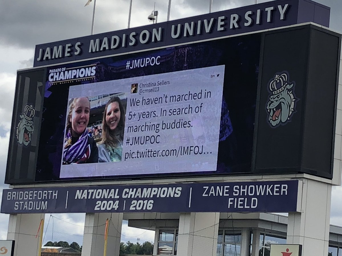 It only took 9 years... but I’ve finally made my debut on the JMView. Dreams do come true. #JMUPOC