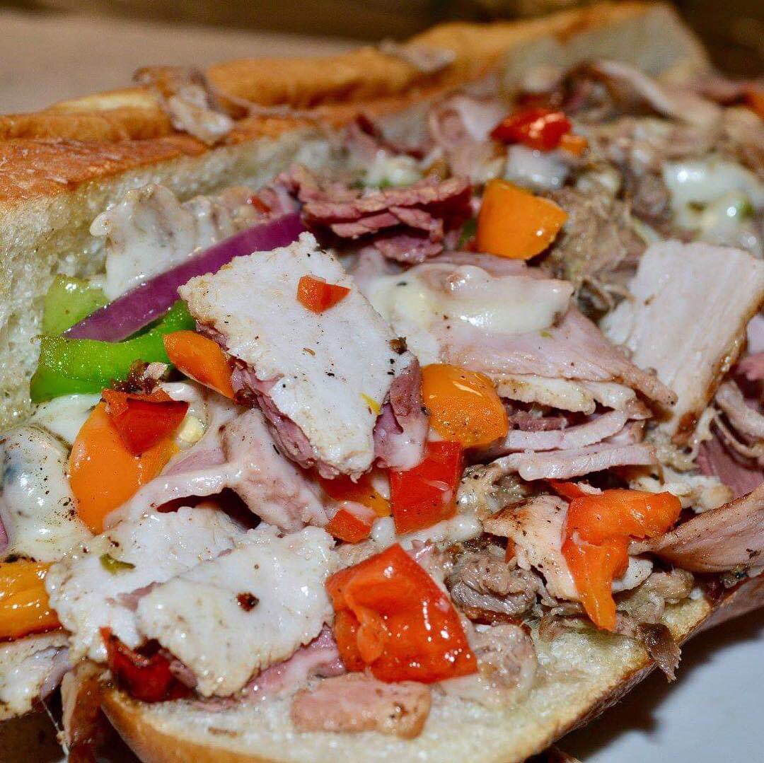 #AkademiaBC anniversary food specials — y’all are gonna have to pry those #ScotchEggs with #beer mustard out of Dallas’ cold, dead hands 😝 and we’ve also got the meat lover’s dream sandwich, the #CerberusTripleta!