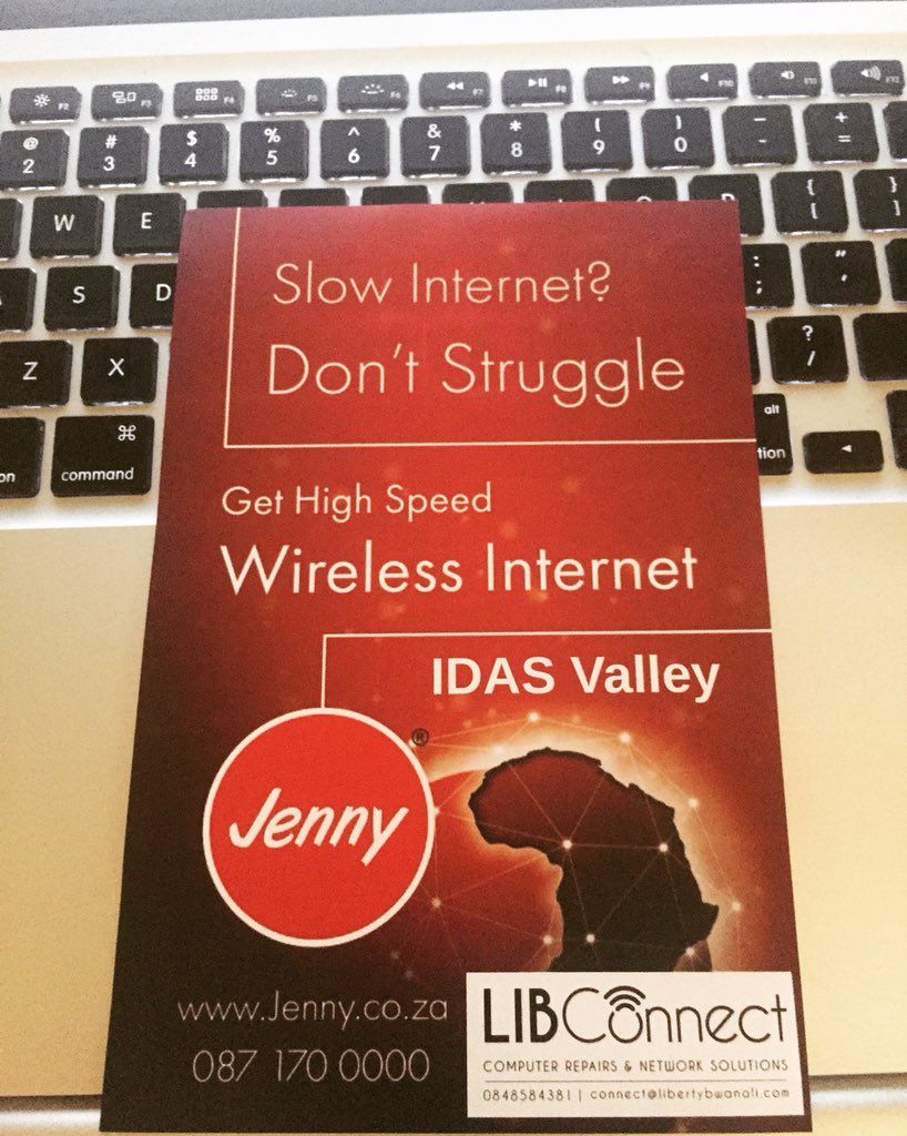 libertymusic's tweet image. Fibre or Wireless Internet In Stellenbosch? Connect with us - #libconnect EmpoweredEnergised by Jenny Internet - let’s get it - We also Nation Wide and in some parts of Africa . 😎✅🇿🇦 -