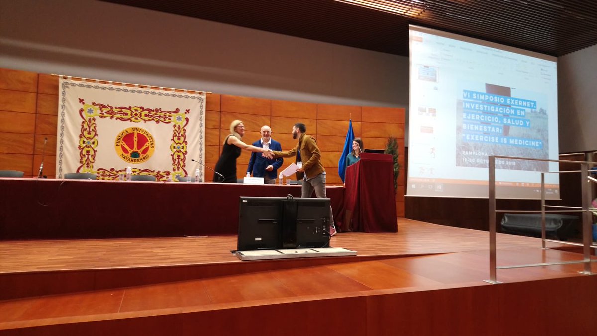 2018Exernet's tweet photo. Entrega de premios a las mejores comunicaciones y pósters de #exernet2018 (1/2) https://t.co/N4pDGh77oc