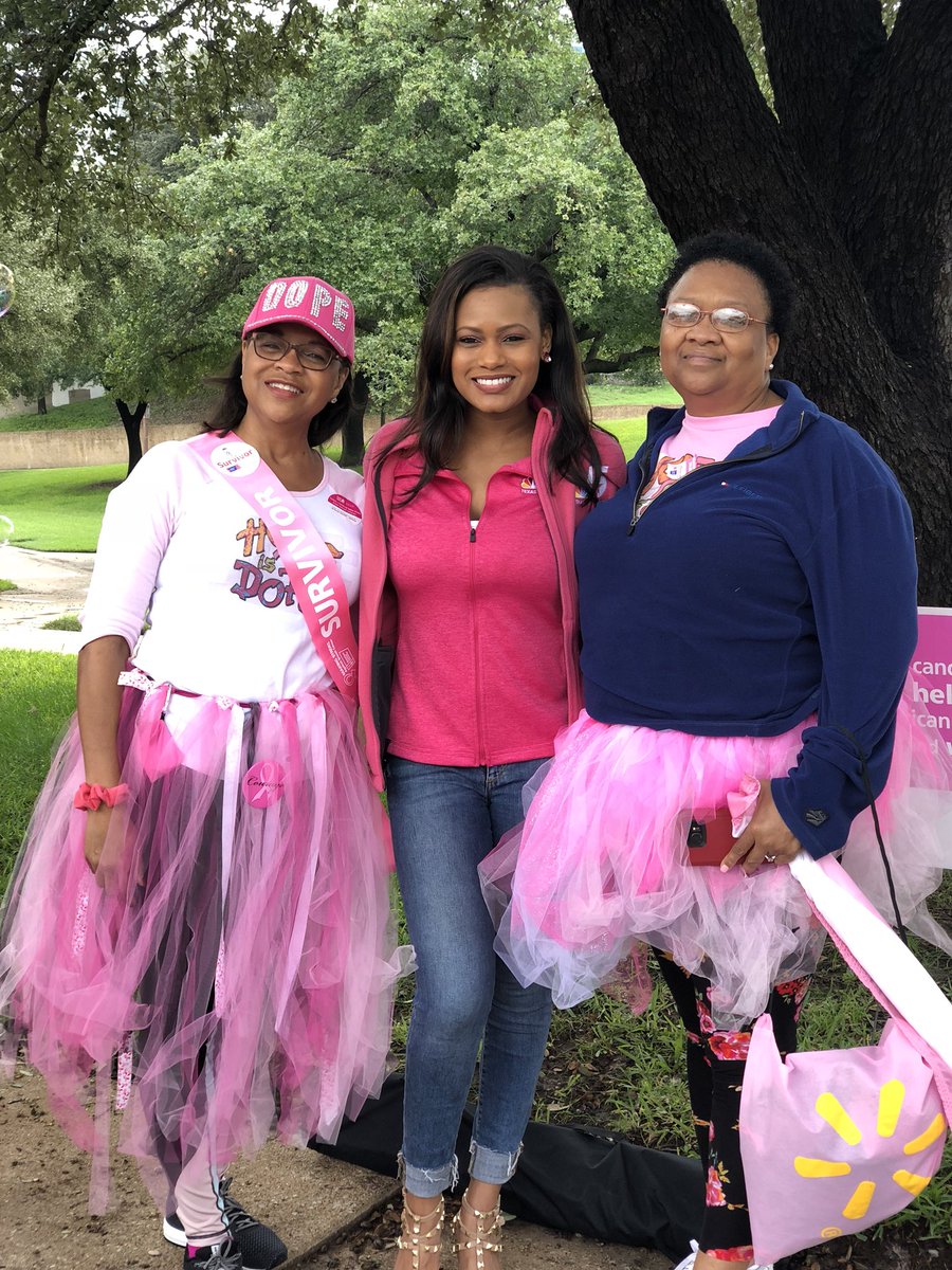 SamChatmanABC7's tweet photo. I had so much fun emceeing the Making Strides Against Breast Cancer walk for the @AmericanCancer Society today.  We walk for the survivors, the caretaker and those who are still battling breast cancer.  We will not let you walk alone 💝 @NBCDFW https://t.co/UNd6Mu26Z2