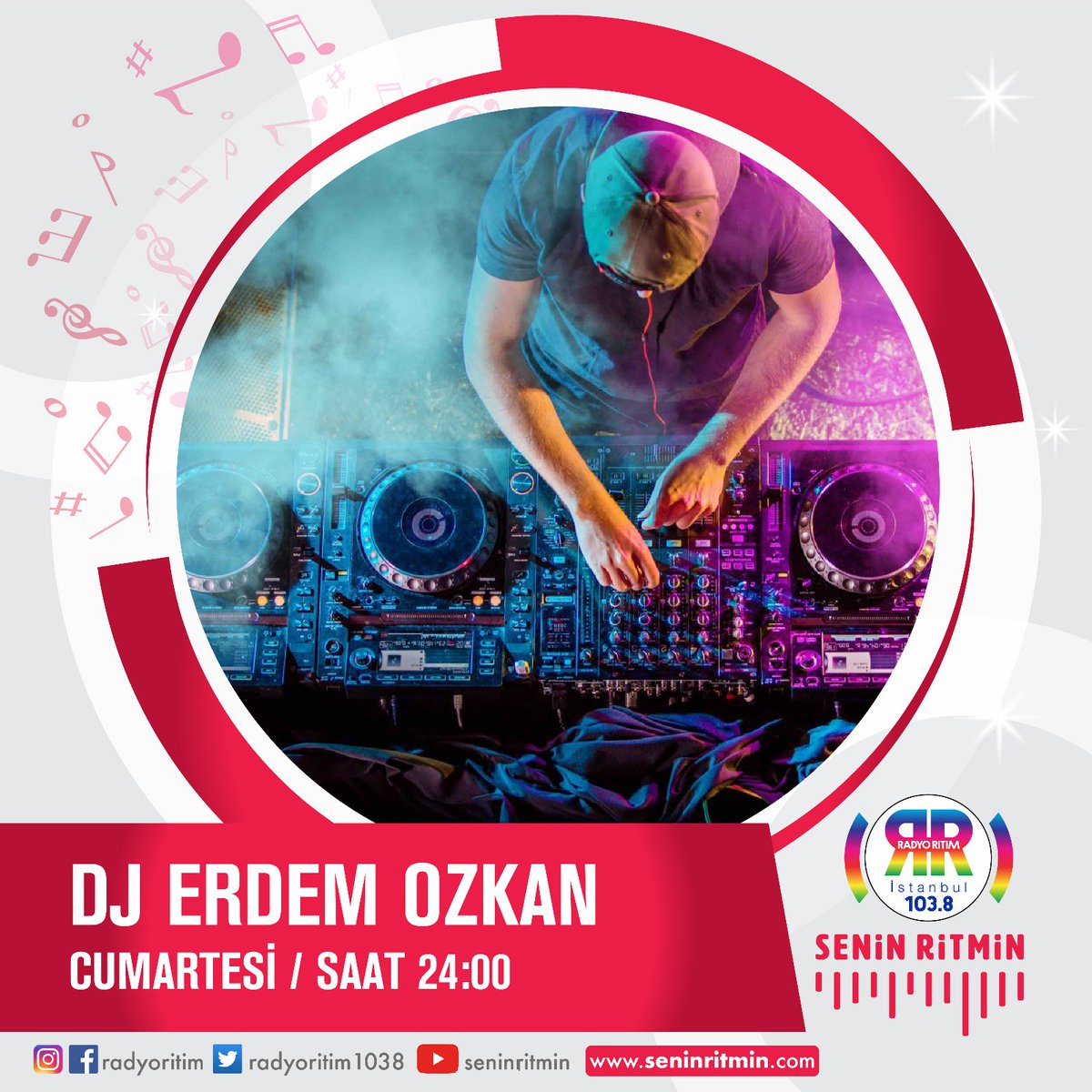 Cumartesi keyifinize ritim katmak ister misiniz ? En iyi canlı dj performansları için kulağınız bu akşam da bizimle olmaya devam etsin. 
#CanlıPerformans #CanlıYayın #DjTolgaOzgundur #DjErdemOzkan #RadyoRitim