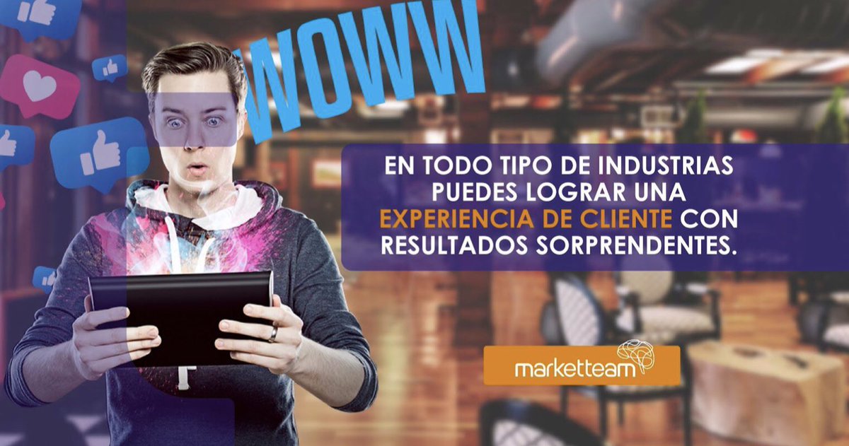 MarketTeamSA's tweet photo. Contar con una eficiente medición y gestión de la experiencia del cliente permite a las empresas, en diferentes tipos de industria, conocer las variables que mayor impacto tienen en la satisfacción de sus clientes. https://t.co/yta3TR1xmm