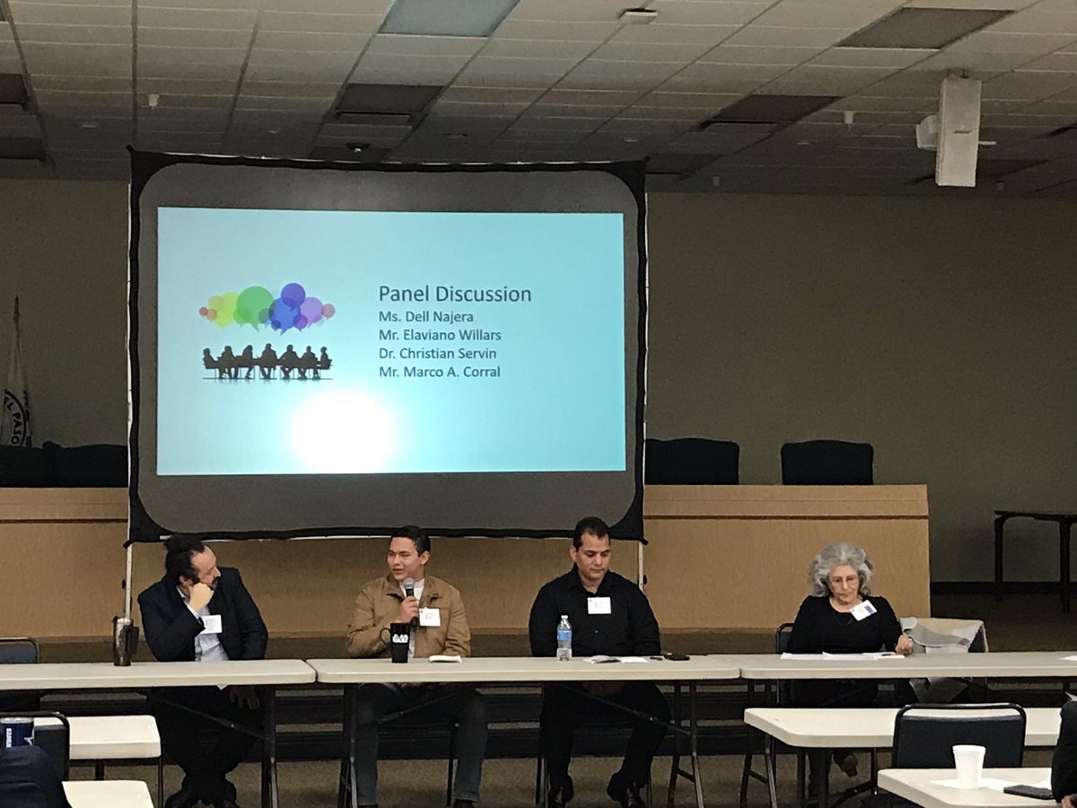 AGomez_EHS's tweet photo. Extremely proud of Marco. He is part of a panel discussion  on the importance of CTE Dual Credit. #TeamSISD #FearTheFalcon #EPCCpride #EPCCDC18 @Eastlake_HS @GThomas_SEC @FClark_CI @EastlakeSATA @m_coles_ @RTeller_EHS 💜🧡💻👨‍🎓🧡💜 https://t.co/ACanTj5mbF