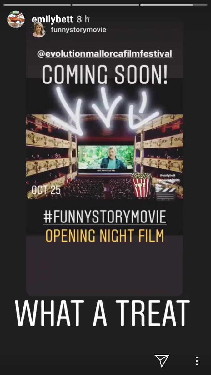 Hey, Friends. ' Funny Story*, @EmilyBett movie, will be openning film of nigth OCT 25th on evolutionfilmfestival.com.
#Olicity  @EmilyBettBR
@OLICITYandOTA  @themediumplace @MuseOlivers  @SPN_FreakSaumya @dmichellewrites @olicitybrasil1 @Fanxboxqc @Olicity_News