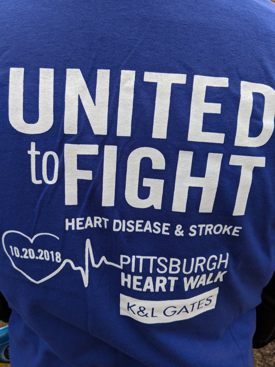 LawlessTracy's tweet photo. @KLGates Lawyers have "heart" #pghheartwalk https://t.co/v5YS32D3gi