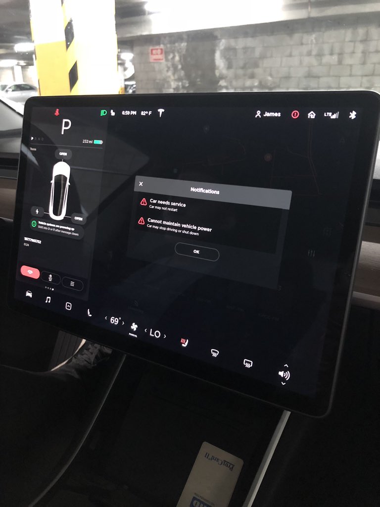 jamesvta's tweet photo. Brand new Model 3, and now my car is a brick. Fix it @elonmusk this is known issue. Google it. https://t.co/2xjPL3ihue