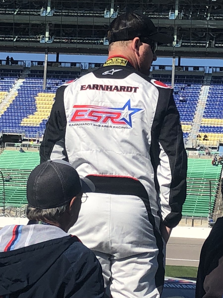 BobbyEarnhardt's tweet photo. It's race day here @kansasspeedway! 

Catch the action live on NBC at 3:00pm ET 
@MBMMotorsports https://t.co/cc9mhAQSnG
