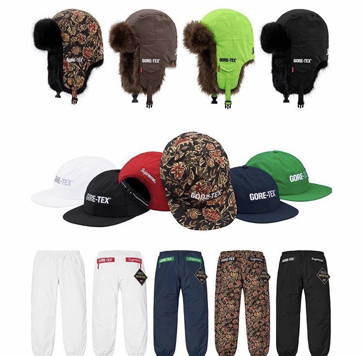 supreme gore tex hat 2018