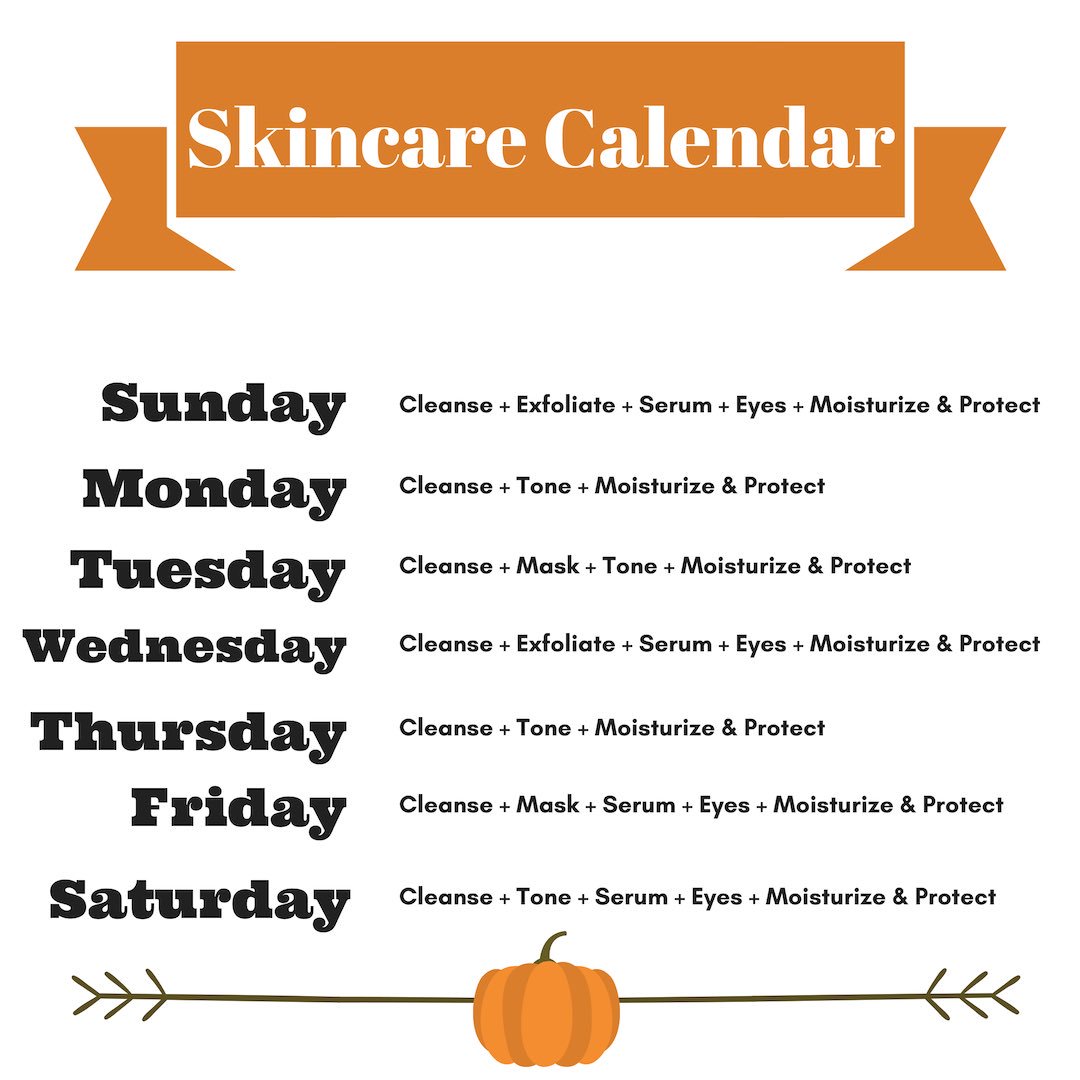 Skin Care Calendar Yetty Katharyn Skin Care Calendar Yetty Katharyn