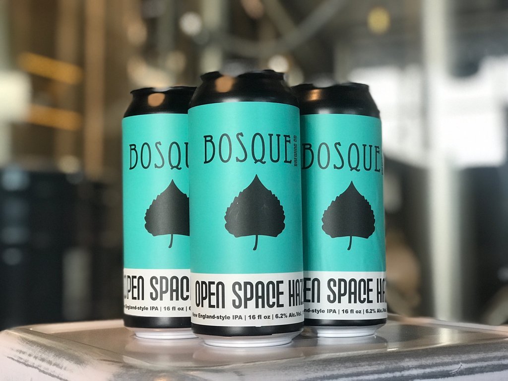 BosqueBrewingCo's tweet image. We teased an upcoming can release last week, and here’s the reveal: Open Space Haze!

These 4-pack, 16-ounce cans will hit all Bosque taprooms this Friday, October 12 at 11 a.m. Limit one case per customer per day. 

Cheers!