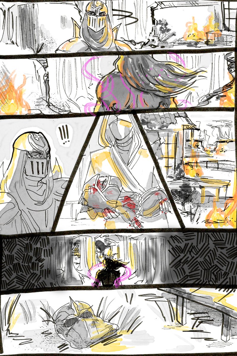 8# Inktober
"Kinkou Order Pt. 2"
I miss my carpenter square.
#Shen #Kennen #Zed #ArtOfLegends #LeagueOfLegends #inktober2018 #myart