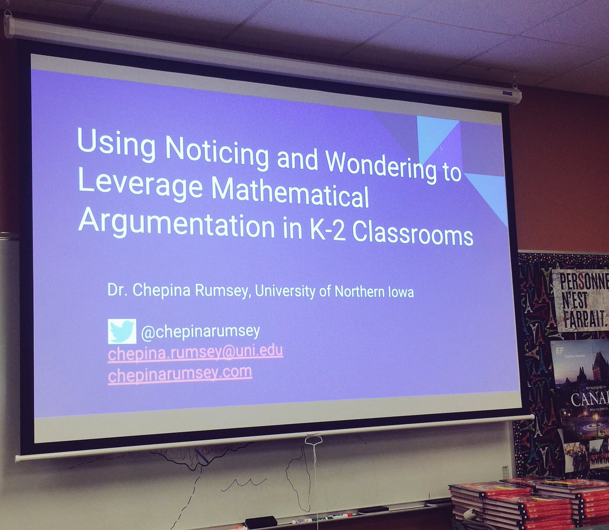 Excited to share our work with K-2 teachers in Iowa!