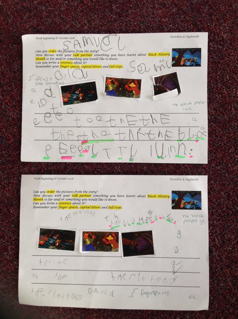 MissLinsleyHMPS's tweet photo. "Why didn't they say stop being rude to us, just be nice to us?" - Shai'eem when discussing racism #bigdiscussions #childsvoice We have read the #story #FollowtheDrinkingGourd and are learning the #song https://t.co/iFoIldNePP #blackhistorymonth super #writing @HerbMorrPriSch https://t.co/ljXmsbLhKb