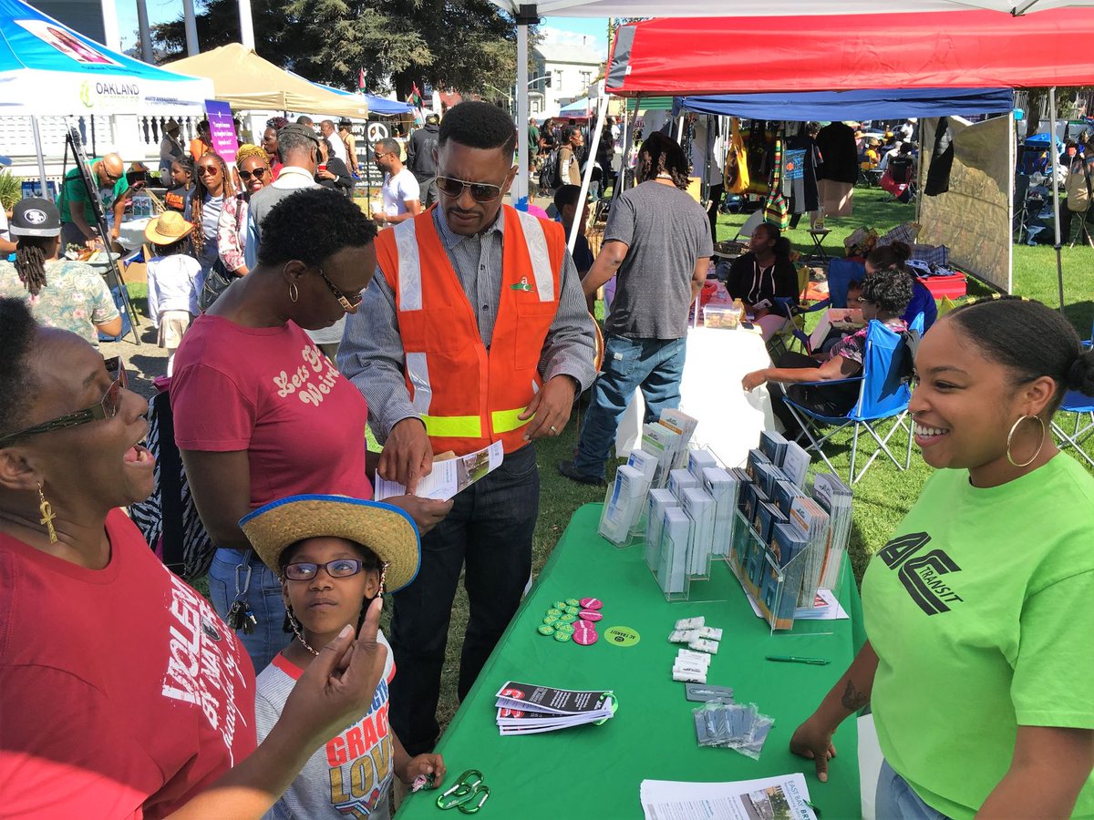 rideactBRT's tweet photo. Great time at the 44th Annual @OakBlackCowboys Parade and Festival this weekend! Thanks to all who stopped by the @rideact booth. See you next year! #EastBayBRT #Oakland https://t.co/OWcsyQLuGz