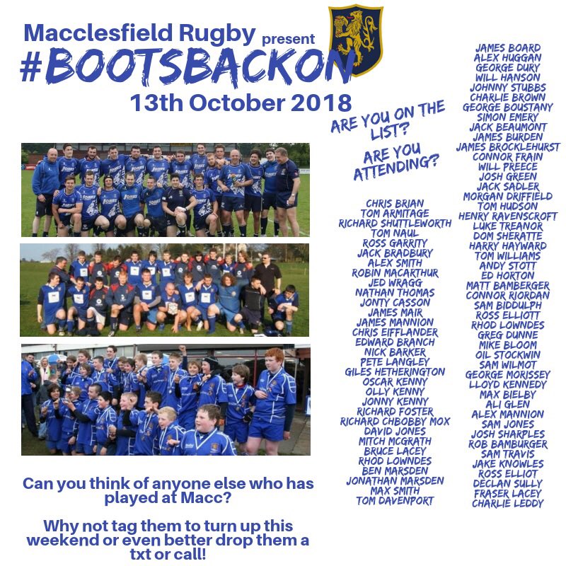 MaccRugby's tweet photo. No.1 Turn up. No.2 Bootsbackon No.3 Have a good time No.4 Bootsbackoff No.5 🍻!!! Who can moan with that? #mate #bootsbackon https://t.co/wabUUut64L