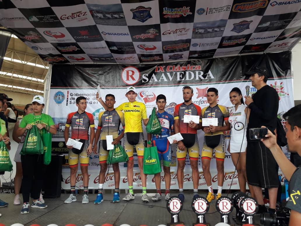 HectoRodriguez's tweet photo. Felicitaciones a nuestro equipo ciclístico de la Gobernación de Miranda que se impuso en la IX Clásica de Saavedra, realizada en la ciudad de Cúcuta -Colombia. ¡Miranda sigue sumando éxitos! #8Oct #VenezuelaEnCrecimiento https://t.co/iHtdhVYuu8