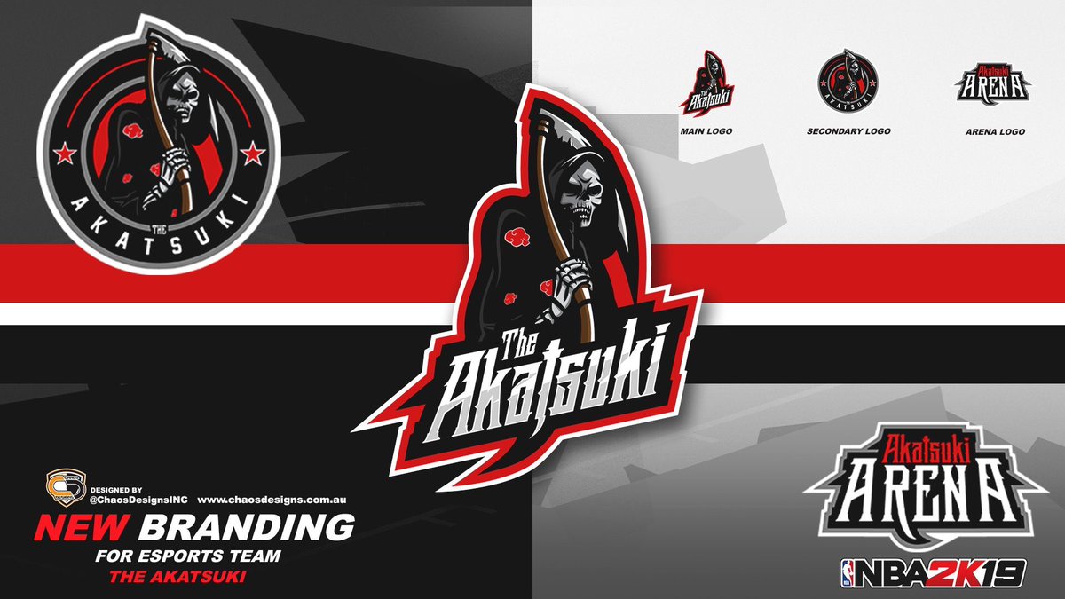 ChaosDesignsINC's tweet photo. New branding for @Zurlogy2k #NBA2k19 #2kproam team “The Akatsuki” https://t.co/y9AUZ9fcDR
