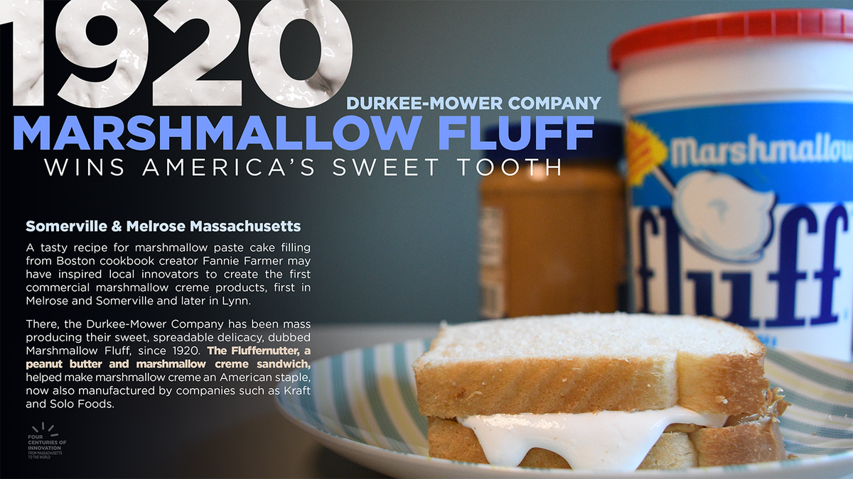 BostonLogan's tweet image. #DYK today is #NationalFluffernutterDay? The Fluffernutter is the official sandwich of MA. Learn more by checking out our #MAInnovations wall post-security in between Terminal C and Terminal E.