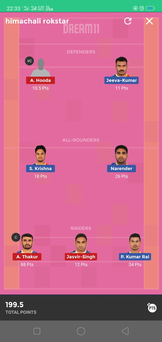 dream11expertsl's tweet photo. #Dream11
#ProKabaddi
#VivoProKabaddi
#UPvsTAM
#TAMvsUP
Rock https://t.co/b0u2QIogjv