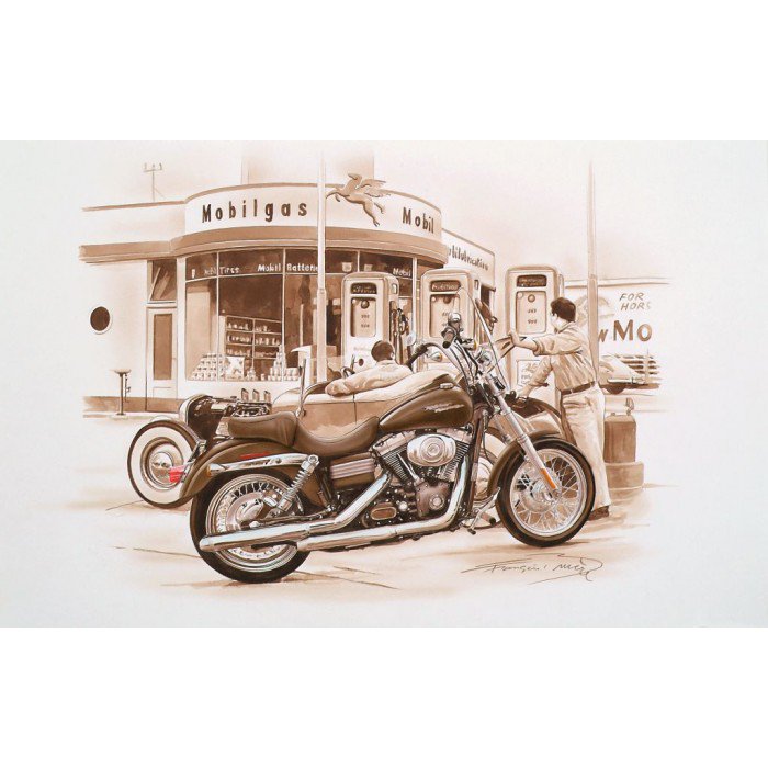 DesguaceBiker's tweet photo. Pintura de François Bruère titulada Street Bob https://t.co/f4TvNewCPv #DesguaceWeb #FrançoisBruère #StreetBob #culturabiker #pinturabiker https://t.co/m8gcljY0zX