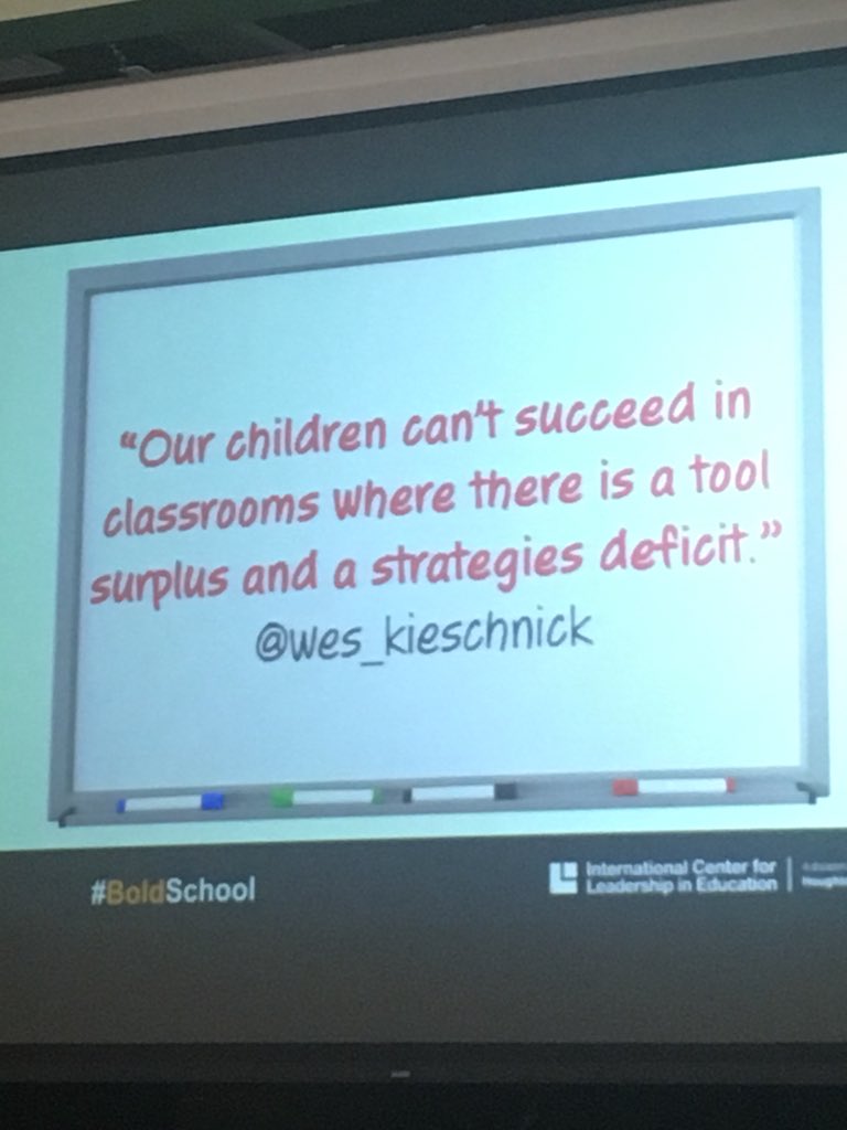 Love using technology in classrooms and blended learning but....#BoldSchool #draleadstheway #KidsDeserveIt #teachertraining