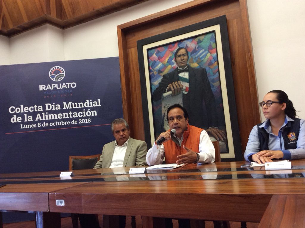 DSIrapuato's tweet photo. Este 13 de octubre arranca a las 7 am en plaza de los Fundarores la Colecta del Día Mundial de la Alimentación, donde se recorrerán 17 colonias de #Irapuato @MartinLopezGto 
#MejorCiudad https://t.co/sCJGoZ5DJt