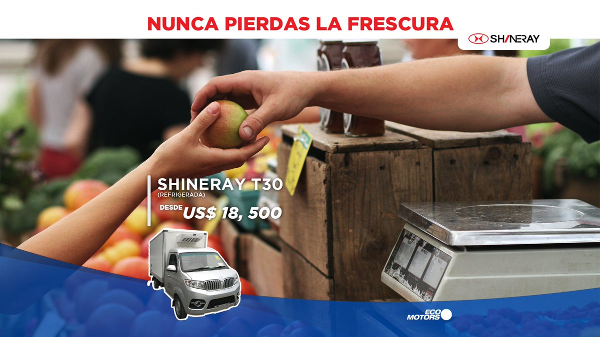 EcomotorsRD's tweet photo. La frescura de los alimentos en tu negocio no es negociable. Para que nunca pierdas la frescura en Eco Motors tenemos la furgoneta #Shineray #T30 que conserva los productos refrigerados hasta -18º. Visítanos o llámanos al (809) 565-3111 #EcoMotors #GrupoViamar https://t.co/czfo919IAM