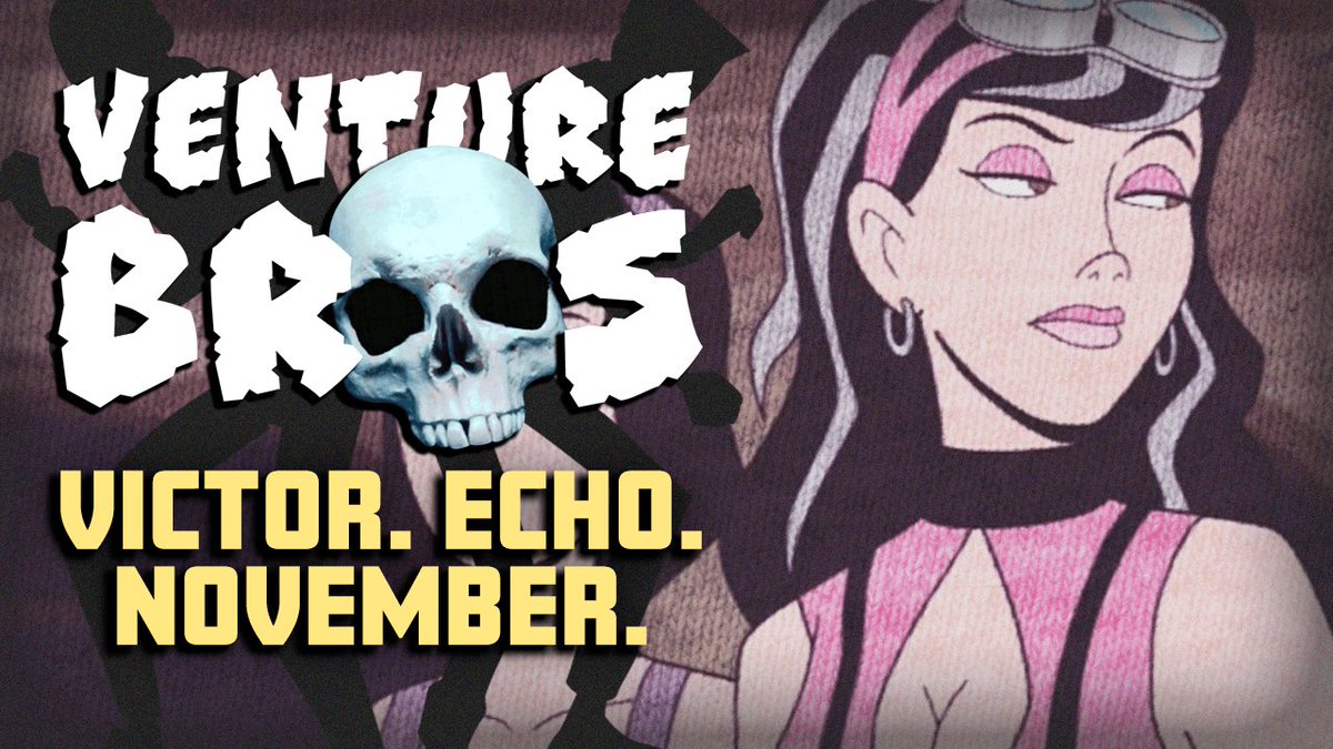 ATH_Podcast's tweet photo. 🆕 VENTURE BROS 2.06: VICTOR. ECHO. NOVEMBER. - This week we're joined by special guest Richard Lee to talk about the next episode in our Venture Bros rewatch!
LISTEN NOW: https://t.co/BLGzoK3YAq
#podcast #athpodcast #venturebros #adultswim #teamventure https://t.co/3NBDWyC6o6