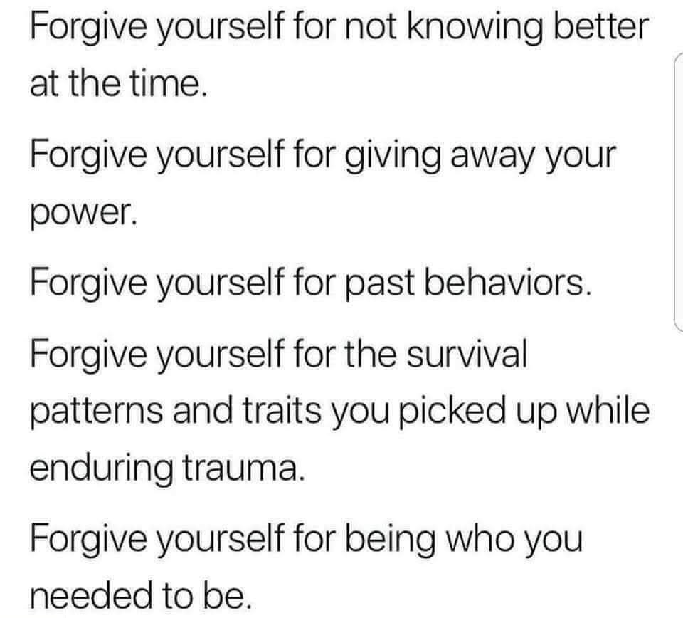 iam_1in4's tweet photo. forgiveness starts with you https://t.co/Qcrwe19Ooc