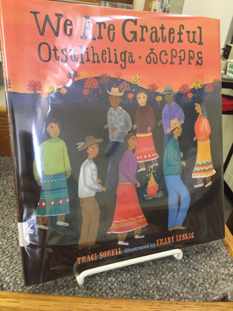 CESLibMedia's tweet image. It's #IndigenousPeoplesDay, but we celebrate our #nativeauthors all year! New to the library this fall are We Are Grateful: Otsaliheliga by @tracisorell, Coyote Tales by Thomas King, Agua, Agüita by @jtetlargueta, + The Stone Cutter &amp;amp; the Navajo Maiden by Vee F. Browne #ownvoices