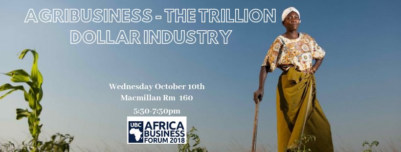 UBCABF's tweet photo. What are the roles of youth in innovating solutions to social problems such as food insecurity &amp; education in the growing industry of agriculture in Africa? Join us for a free panel discussion on Oct 10, 5:30pm as we engage with key issues on the topic.
https://t.co/cOmgJvDTJU https://t.co/Kg1hmgp8XY