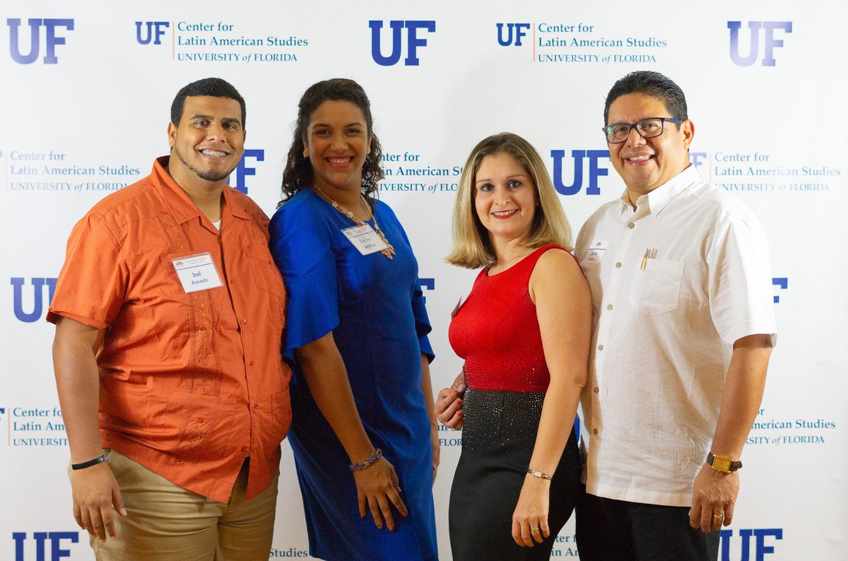 UFCaimanes's tweet photo. What an amazing Hispanic Alumni Weekend! Special thank you to
@LatamUF for co-sponsoring Friday’s annual reception at the University of Florida President’s House. #HAW2018 https://t.co/nISwCWgHVb